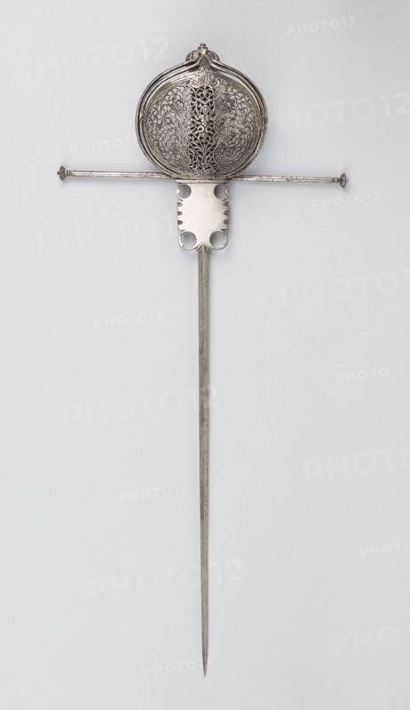 Parrying Dagger, 1650/1675, Spanish or south Italian, Spain, Steel, iron, and wood, L. 58 cm (22 7/8 in.)