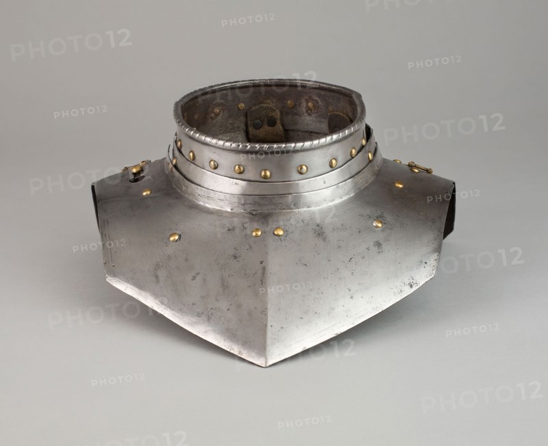 Gorget, 19th century in 16th century style, European, Europe, Steel
