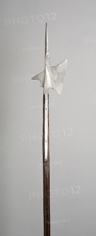 Halberd, 17th century, German, Germany, Steel and wood (oak and ash), L. 223.5 cm (88 in.)
