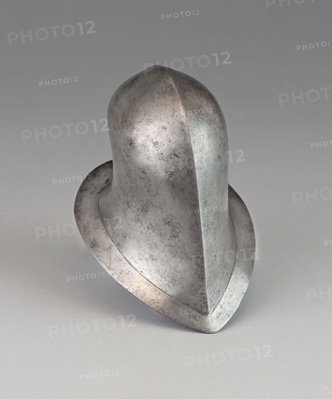 Codpiece, 1550/70, German, Germany, Steel, 14 × 10.2 cm (5 1/2 × 4 in.), diameter: 7.6 cm (3 in.)