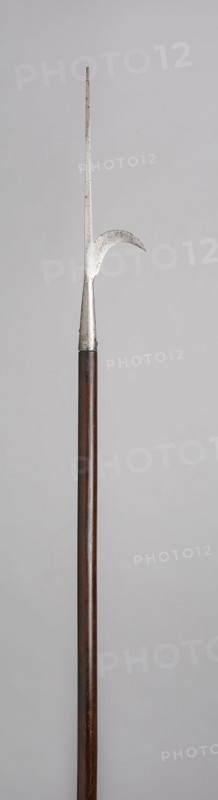 Bridle Cutter Pike, 18th century, European, possibly Austrian, Salzburg, Salzburg, Steel and wood (ash), L. 238.8 cm (94 in.)