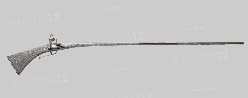 Flintlock Gun, 1725, Sardinian, Sardinia, Iron, wood, and steel, L. 165 cm (65 in.)