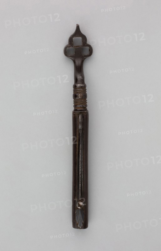 Wheellock Spanner with Powder Measure and Screwdriver, 17th century, German, Germany, Iron, L. 17.8 cm (7 in.)