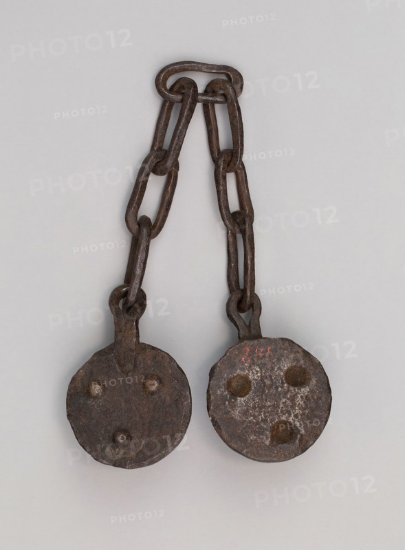 Chain Shot (Projectile) for a Cannon, 17th Century, Austrian, Austria, Iron