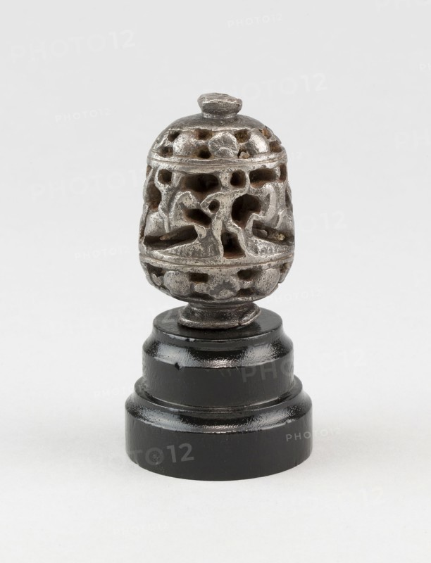 Sword Pommel, early 17th century, Italian, Italy, Iron, Overall