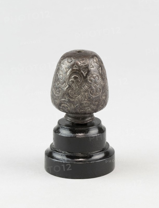Sword Pommel, late 16th century, German, Germany, Iron, Overall