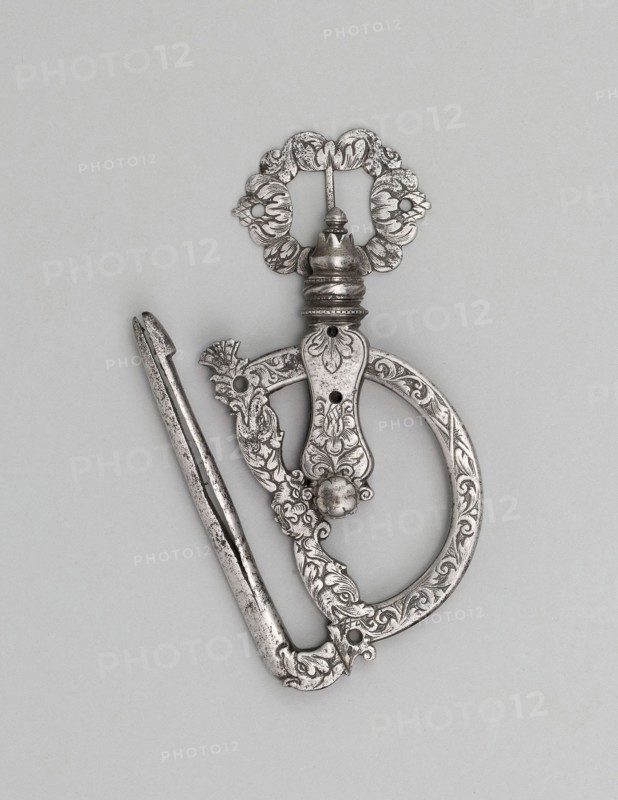 Spring Tackle Attachment for Rapier, second half of 17th century, Italian or Spanish, Italy, Iron, Overall