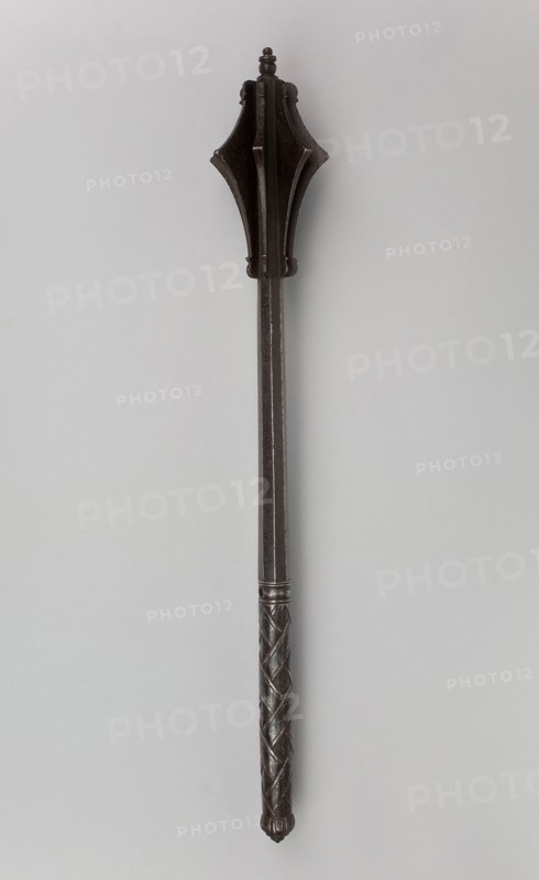 Mace, 1550, German, Germany, Steel, L. 62 cm (24.7 in.)