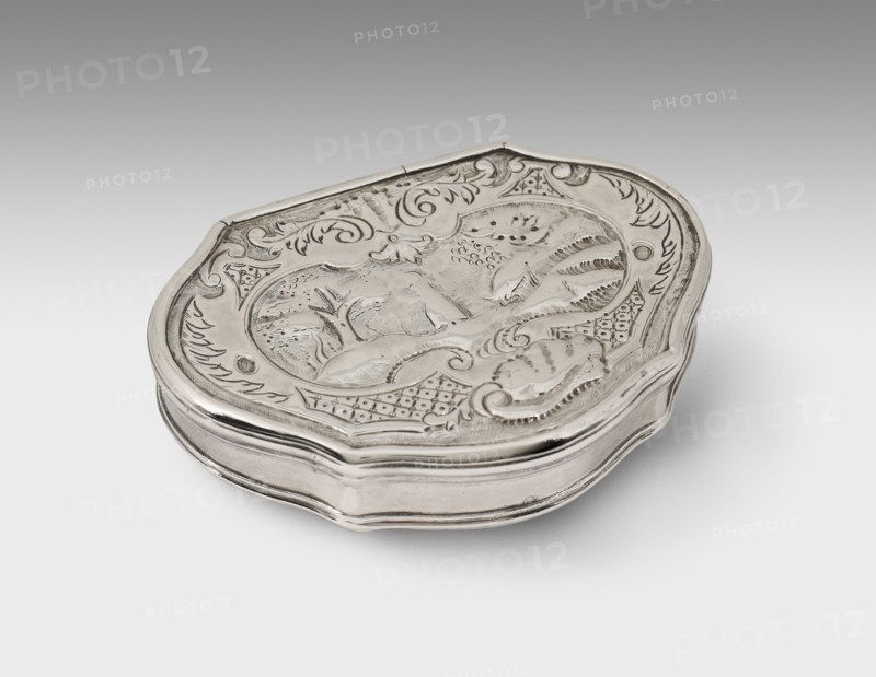 Snuff Box, 1752, Thomas Dane, American, 1726–1759, Boston, Boston, Silver, 0.3 × 7 × 5.1 cm (13/16 × 2 3/4 × 2 in.), 53.4 g