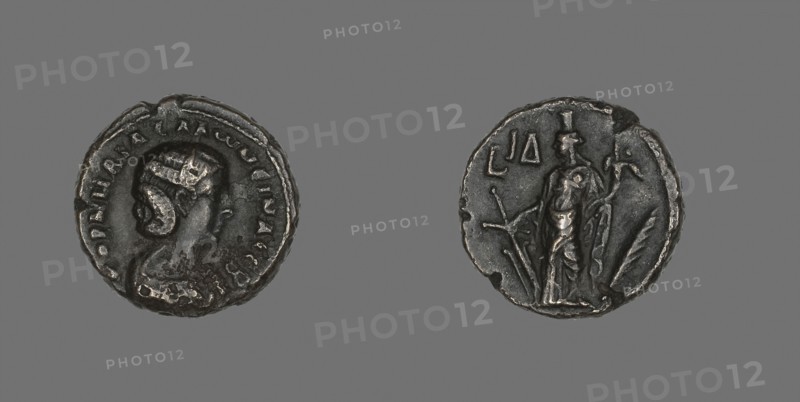 Coin Portraying Empress Salonina, AD 253/268, Roman, minted in Alexandria, Egypt, Roman Empire, Billon, Diam. 2.2 cm, 10.01 g