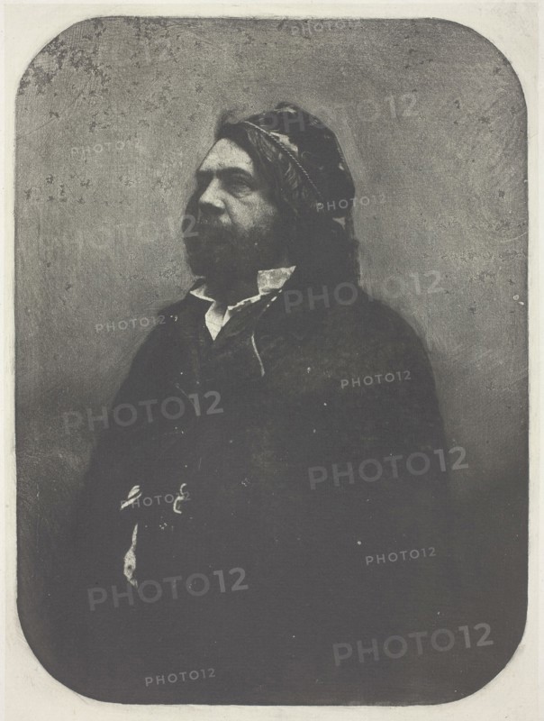Portrait de Theophile Gautier d’apres Nadar, c. 1857, printed 1982, Charles Nègre, French, 1820–1880, France, Photogravure, from the portfolio Charles Negre: Treize Heliogravures, 1854–1857, 35.5 × 22 cm