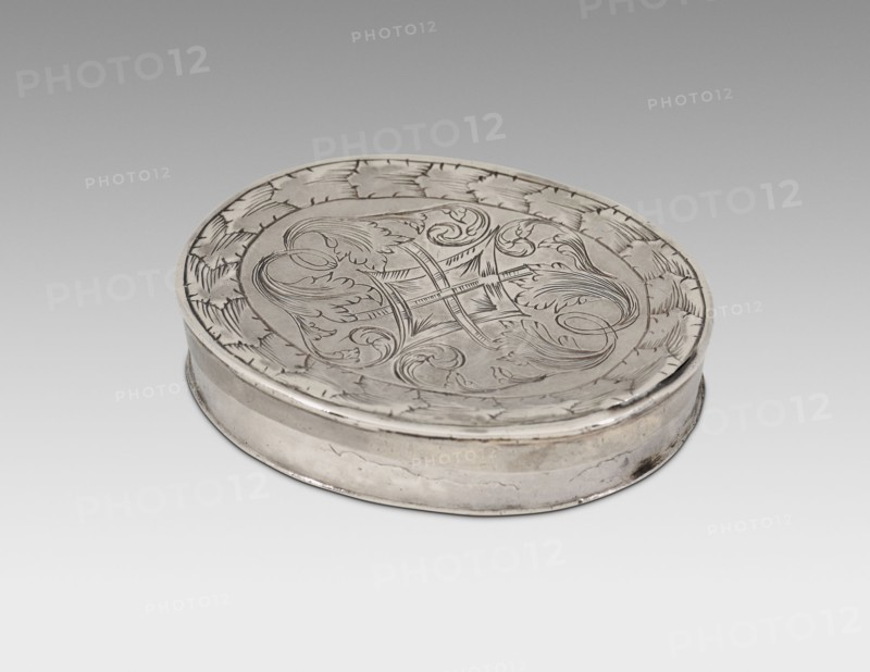 Patch Box, 1710/30, American, 18th century, Probably Newport, Rhode Island, Newport, Silver, 2 × 5.1 × 7.6 cm (7/16 × 2 × 3 1/8 in.)