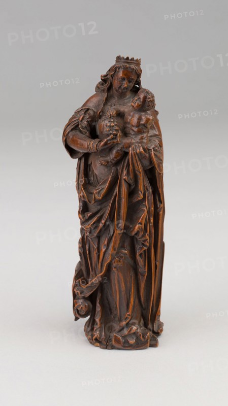 Madonna and Child, 1600/50, South German, Southern Germany, Boxwood, H. 18.4 cm (7 1/4 in.)