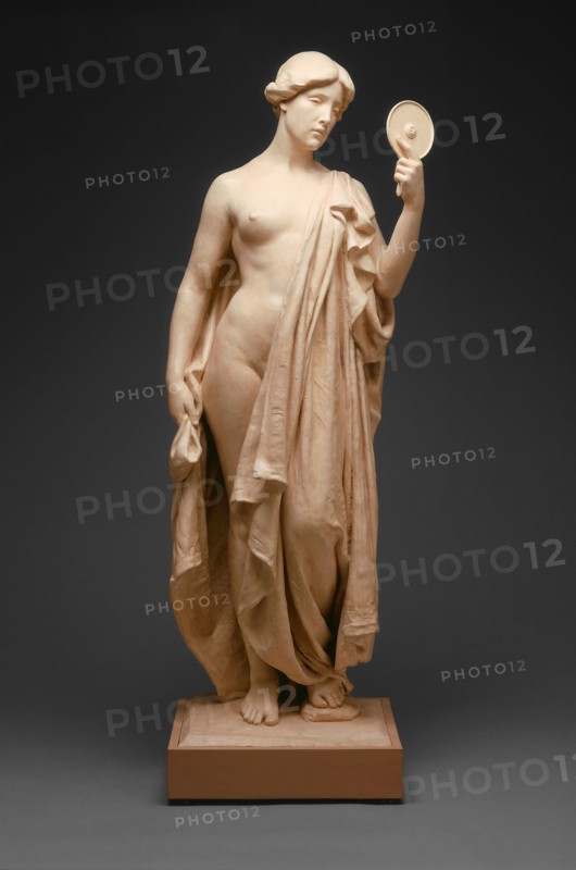 Truth, 1900, Daniel Chester French, American, 1850–1931, United States, Plaster, H.: 148.6 cm (58 1/2 in.)