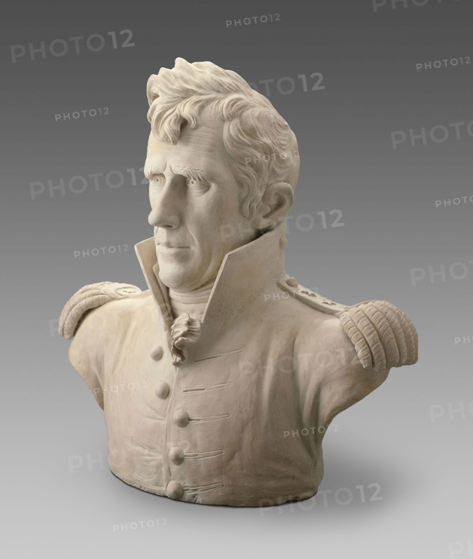 General Andrew Jackson, 1819, William Rush, American, 1756–1833, Philadelphia, Terracotta, 50.5 × 47.9 × 22.2 cm (19 7/8 × 18 7/8 × 8 3/4 in.)