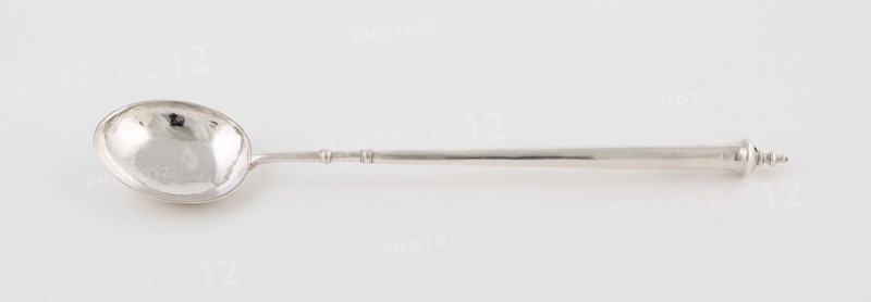 Basting Spoon, 1685/86, Thomas Cory, English, London, England, London, Silver, L. 37 cm (14 9/16 in.)