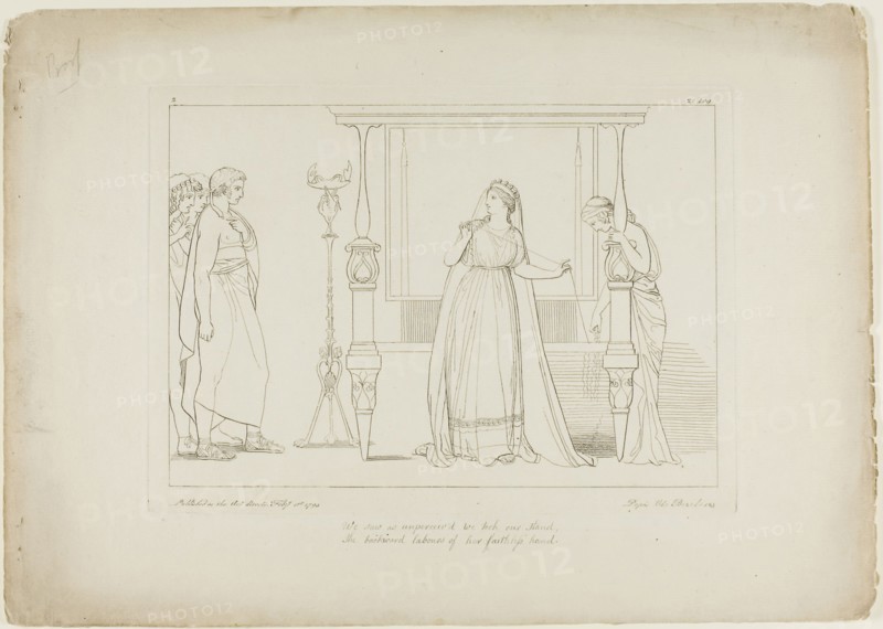 Illustration to Pope’s Odyssey, 1793, Tommaso Piroli, Italian, c. 1752-1824, Italy, Engraving in black on paper