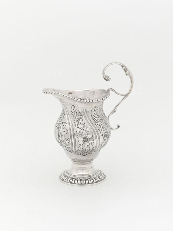 Cream Pot, 1765/76, Myer Myers, American, 1723–1795, New York, New York City, Silver, 14 × 6.7 × 10.8 cm (5 1/2 × 2 5/8 × 4 1/4 in.), 169.1 g