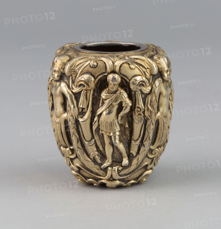 Knop from a Chalice, c. 1620, Italian, Italy, Silver gilt, 6 x 5.5 cm (2 2/8 x 2 3/16 in.)