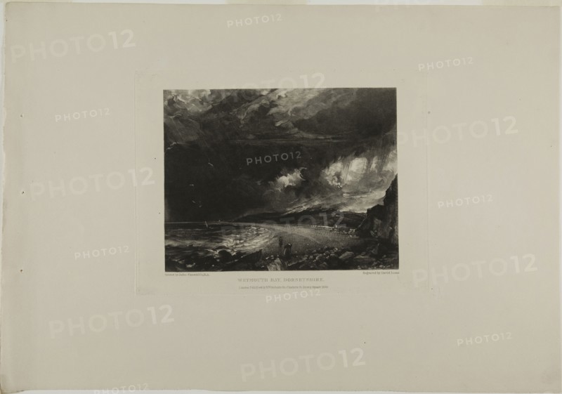 Weymouth Bay, Dorsetshire, 1830, David Lucas (English, 1802-1881), after John Constable (English, 1776-1837), England, Mezzotint in black ink on heavy ivory wove paper, 176 × 229 mm (plate), 305 × 465 mm (sheet)