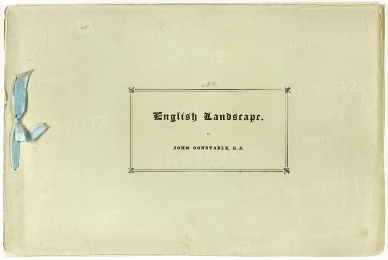 Various Subjects of Landscape Characteristic of English Landscape Scenery, 1830/32, David Lucas (English, 1802-1881), after John Constable (English, 1776-1837), England, Portfolio cover, 305 × 465 mm (volume)