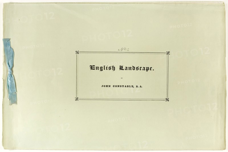 Various Subjects of Landscape Characteristic of English Landscape Scenery, 1830/32, David Lucas (English, 1802-1881), after John Constable (English, 1776-1837), England, Portfolio cover, 305 × 465 mm (volume)