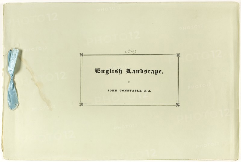 Various Subjects of Landscape Characteristic of English Landscape Scenery, 1830/32, David Lucas (English, 1802-1881), after John Constable (English, 1776-1837), England, Portfolio cover, 305 × 465 mm (volume)