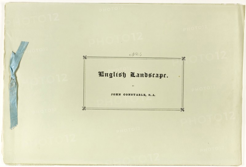 Various Subjects of Landscape Characteristic of English Landscape Scenery, 1830/32, David Lucas (English, 1802-1881), after John Constable (English, 1776-1837), England, Portfolio cover, 305 × 465 mm (volume)