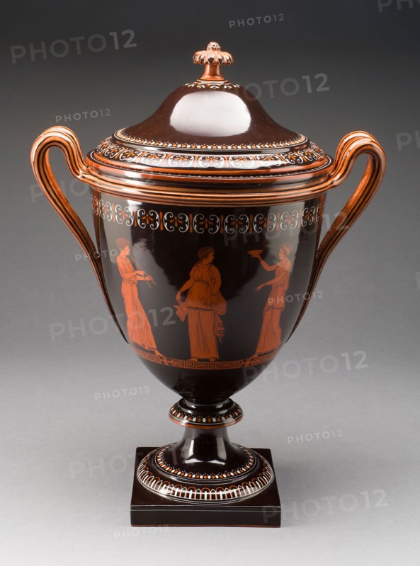 Ice Cream Cooler, 1804, Vienna State Porcelain Manufactory, Austrian, 1744-1864, Vienna, Hard-paste porcelain and enamel decoration, H. 15 11/16 in. (39.8 cm)