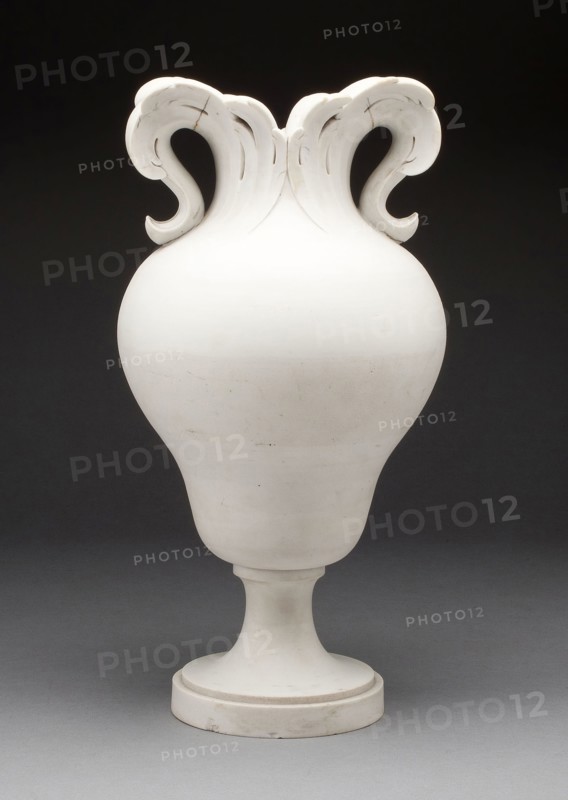 Vase, c. 1755, Sèvres Porcelain Manufactory, French, founded 1740, Sèvres, Unglazed soft-paste porcelain (biscuit), H. 33.7 cm (13 1/2 in.)