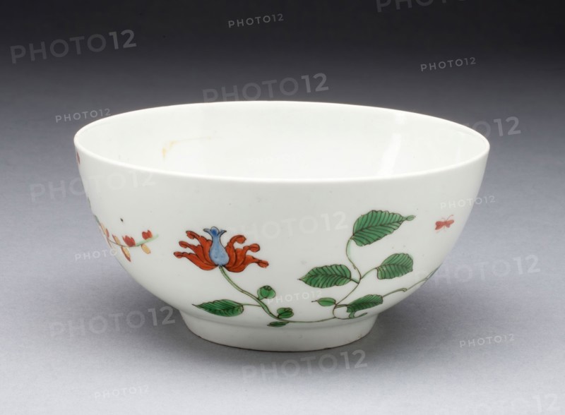 Slop Bowl, c. 1770, Worcester Porcelain Factory, Worcester, England, founded 1751, Worcester, Soft-paste porcelain with polychrome enamels, H. 5.7 cm (2 1/6 in.), diam. 11.9 cm (4 1/3 in.)