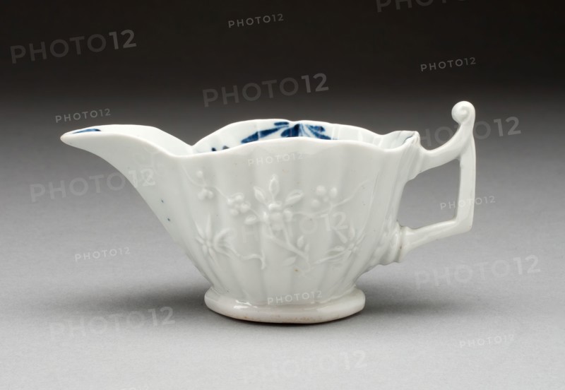 Creamer, c. 1755, Worcester Porcelain Factory, Worcester, England, founded 1751, Worcester, Soft-paste porcelain with underglaze blue decoration, 5.6 x 10.6 x 5.9 cm (2 3/16 x 2 1/3 x 4 3/16 in.)