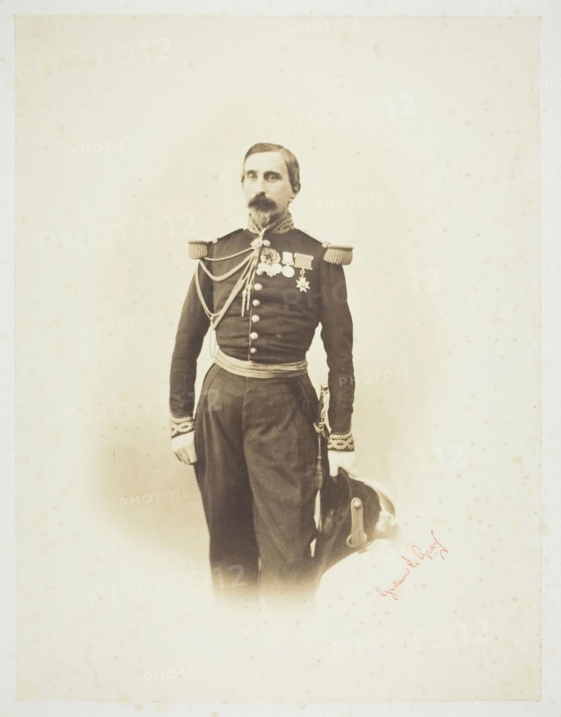Untitled, 1857, Gustave Le Gray, French, 1820–1884, France, Albumen print, from the album "Souvenirs du Camp de Châlons