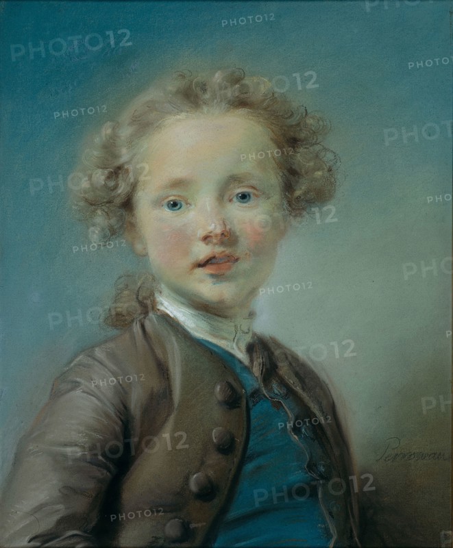 Portrait of Jean-Baptiste Antoine Le Moyne, 1747, Jean-Baptiste Perronneau, French, 1715-1783, France, Pastel on blue laid paper, laid down on fabric, stretched on a wooden stretcher, 452 × 374 mm