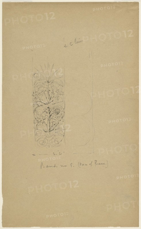 McVickers Theater, Chicago, Illinois, Sketch, c. 1883–1891, Louis H. Sullivan, American, 1856–1924, Madison Street, 78-84 West, Graphite on paper, 34.6 × 21 cm (13 5/8 × 8 1/4 in.)