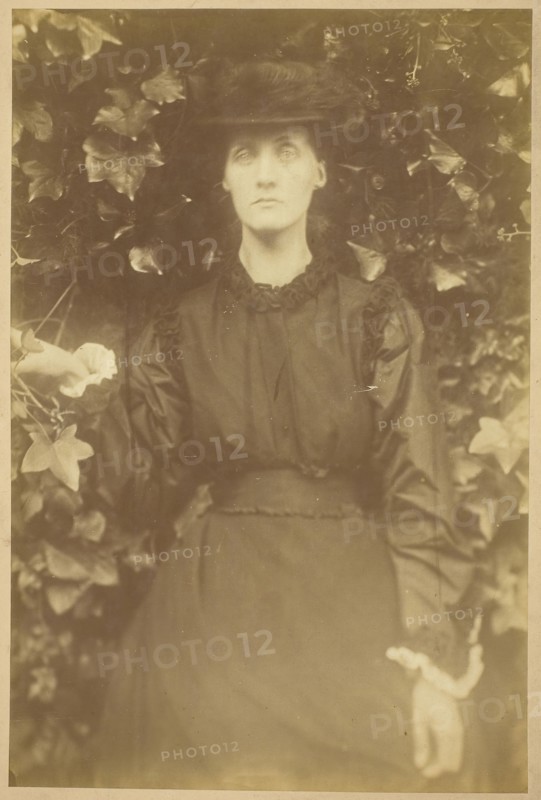 Mrs. Herbert Duckworth, 1874, Julia Margaret Cameron, English, 1815–1879, England, Albumen print, 35.6 × 23.6 cm (image/paper), 44.3 × 35.5 cm (mount)