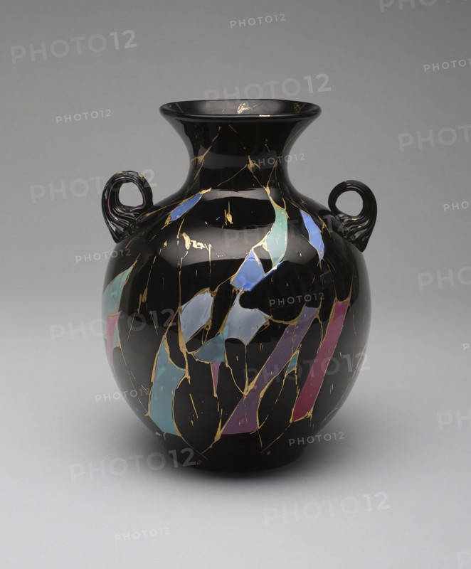 Sicilian Vase, c. 1878, Frederick S. Shirley, American, active 1873–1894, Made by Mount Washington Glass Company, American, 1837–1900, New Bedford, MA, New Bedford, Glass, 20.3 × 15.2 cm (8 × 6 in.)