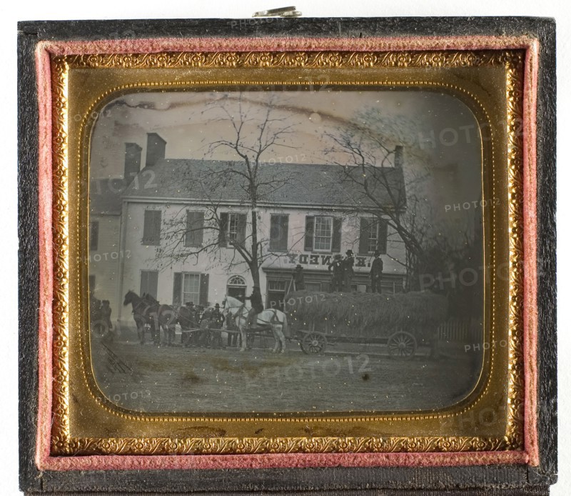 Untitled (Kennedy’s Store), 1839/99, 19th century, Unknown Place, Daguerreotype, 7 x 8.2 cm (plate), 8 x 9.2 x 1.5 cm (case), Untitled, 1839/99, 19th century, Unknown Place, Daguerreotype, 8.2 x 7 cm (plate), 9.5 x 8.2 x 1 cm (case)