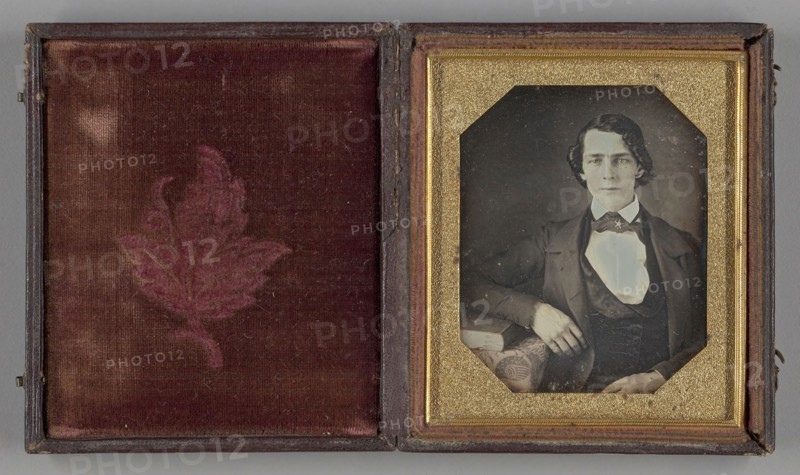 Untitled, 1839/99, Possibly William J. Shew, American, 1820–1903, United States, Daguerreotype, 8.1 x 7 cm (plate), 9.3 x 8.2 x 1.4 cm (case)