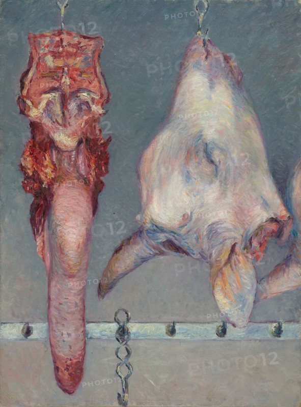 Calf’s Head and Ox Tongue, c. 1882, Gustave Caillebotte, French, 1848-1894, France, Oil on canvas, 73 × 54 cm (29 × 21 in.)