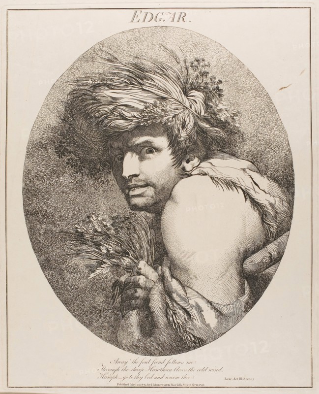 Edgar, May 20, 1775, published 1809, John Hamilton Mortimer, English, 1740-1779, England, Etching on cream wove paper, 400 × 321 mm (plate), 596 × 438 mm (sheet)