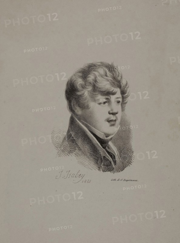 Eugène Isabey, 1880, Jean-Baptiste Isabey, French, 1767-1855, France, Lithograph on ivory wove paper, 125 × 81 mm (image), 282 × 194 mm (sheet)