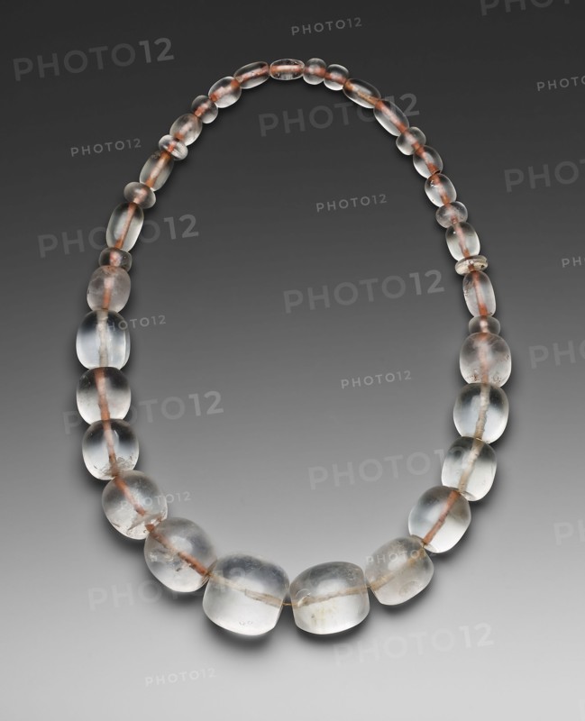 Necklace, c. 800 B.C., Chavín, Chavín de Huantar, north coast, Peru, Chavín de Huantar, Rock crystal, Appro×. l. 27.9 cm (11 in.)