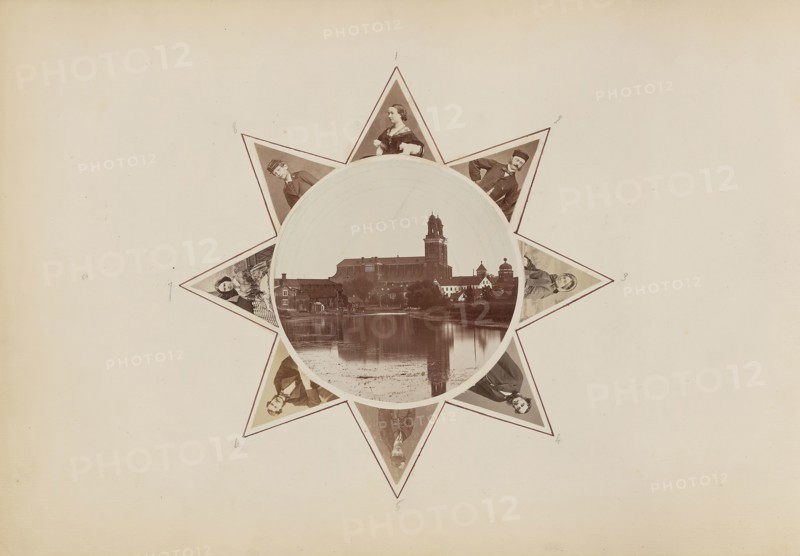 The Madame B Album, 1870s, Marie-Blanche-Hennelle Fournier, French, 1831–1906, France, Albumen prints with ink (in album), 29.2 × 41.9 cm