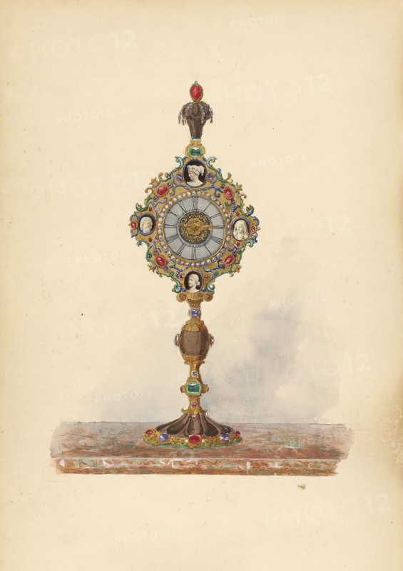 The Madame B Album, 1870s, Marie-Blanche-Hennelle Fournier, French, 1831–1906, France, Albumen prints and watercolor (in album), 29.2 × 41.9 cm