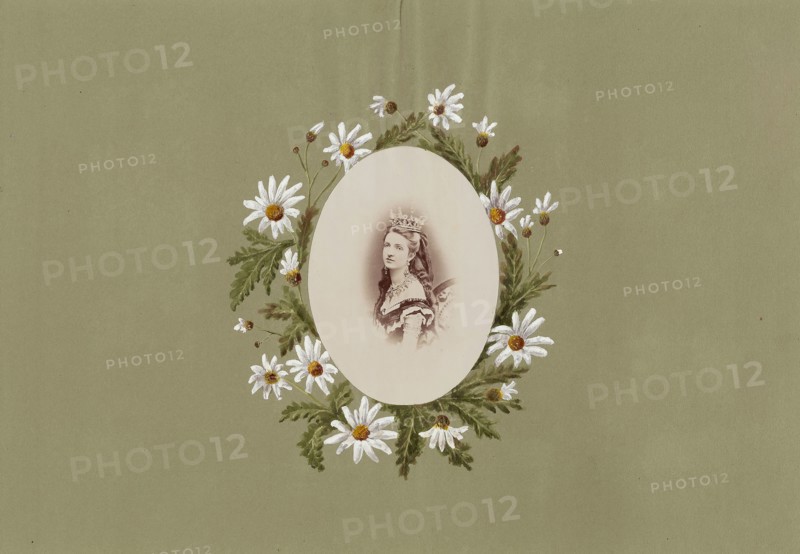 The Madame B Album, 1870s, Marie-Blanche-Hennelle Fournier, French, 1831–1906, France, Albumen print with watercolor (in album), 29.2 × 41.9 cm