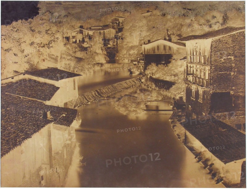 Untitled, 1854, Édouard Baldus, French, born Germany, 1813–1889, France, Waxed paper negative, 34 × 44.5 cm (image/paper)