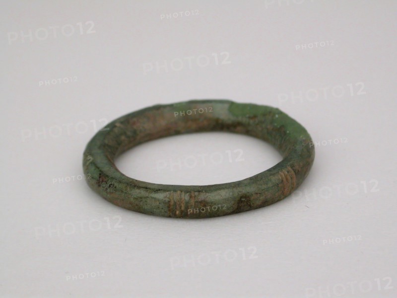 Harness Ring, Geometric Period (800–600 BC), Greek, Thessaly, Thessaly, Bronze, 0.5 × 3.3 × 3.3 cm (3/16 × 1 1/4 × 1 1/4 in.)