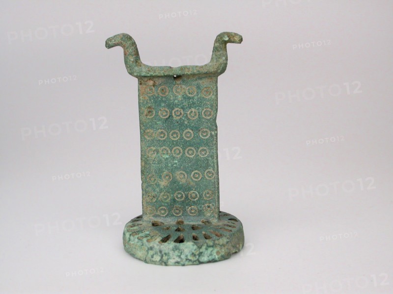 Altar, Geometric Period (800–600 BC), Greek, Thessaly, Greece, Bronze, 7.8 × 4.8 × 4.4 cm (3 1/8 × 1 7/8 × 1 3/4 in.)