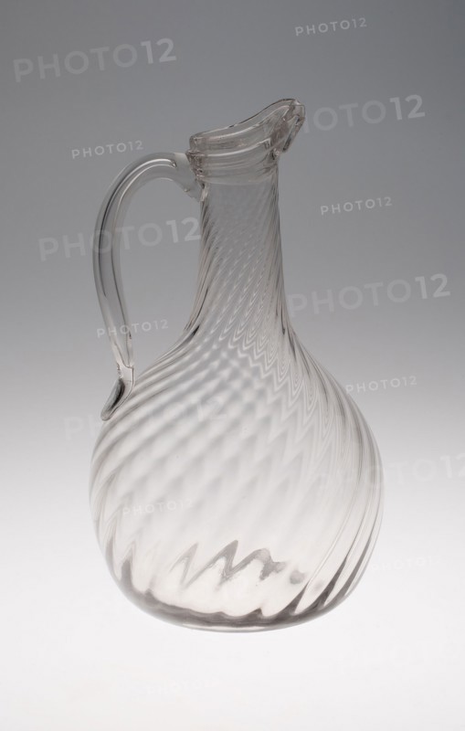 Carafe, 18th century, Possibly Normandy, France, Glass, non-lead, H. 26.4 cm (10 3/8 in.)